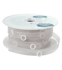 Conso - Transparent Austrian Shirring Tape With Clear Rings